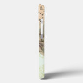 Oude ansichtkaart met vlinders en bloemen Case-Mate iPhone case (Achterkant / Links)