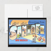 Oude ansichtkaart Santa Fe Briefkaart (Voorkant / Achterkant)