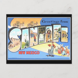 Oude ansichtkaart Santa Fe Briefkaart