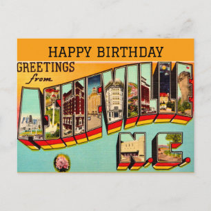 Oude ansichtkaart uit Asheville NC voor elke geleg Briefkaart