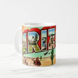 Oude ansichtkaart van Arizona Koffiemok