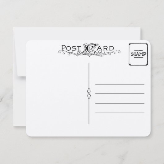 Oude ansichtkaart van Barcelona (Achterkant)