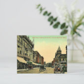 Oude ansichtkaart van Brockton, Massachusetts Briefkaart (Staand voorkant)