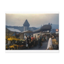 Oude ansichtkaart van Luzern Zwitserland 1959