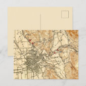 Oude ansichtkaart van Santa Rosa CA Briefkaart (Voorkant / Achterkant)