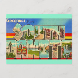 Oude ansichtkaart van South Dakota  Briefkaart