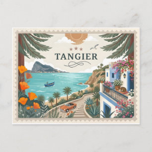 Oude ansichtkaart van Tanger Marokko reizen Briefkaart