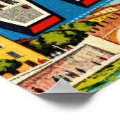 Oude ansichtkaart van Verona Poster (Hoek)