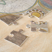 Oude Antiek  Algemene Kaart van de Wereld Legpuzzel (Zijkant)
