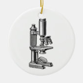  Oude Antiek apparatuur Microscoop Keramisch Ornament (Voorkant)