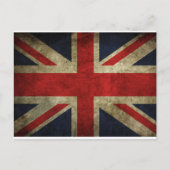 Oude Antiek Britse vlag Briefkaart (Voorkant)