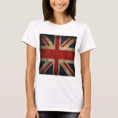 Oude Antiek Britse vlag T-shirt (Voorkant)