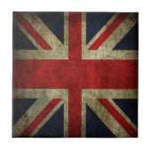 Oude Antiek Britse vlag Tegeltje (Voorkant)