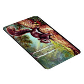 Oude Antiek  Eekhoorn Afbeelding Magnet Magneet (Rechterzijde)