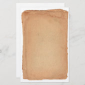 Oude Antiek gelaagde papierbakkerij Briefpapier (Voorkant / Achterkant)