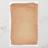 Oude Antiek gelaagde papierbakkerij Briefpapier (Voorkant)