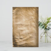 Oude Antiek gerimpelde gesneden banketbakkerij Briefpapier (Staand voorkant)