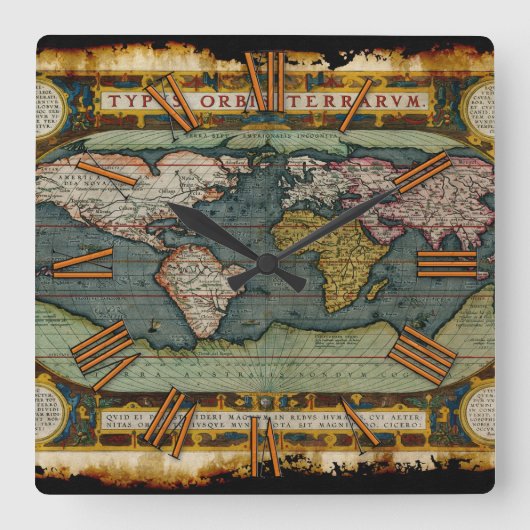 Oude Antiek Geschiedenis Geschiedenis van de Oude  Vierkante Klok (Voorkant)