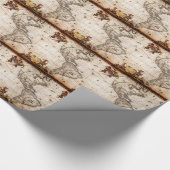 Oude Antiek kaart Noord- en Zuid-Amerika Cadeaupapier (Hoek)