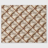 Oude Antiek kaart Noord- en Zuid-Amerika Cadeaupapier (Vlak)