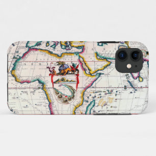 Oude Antiek kaart van Afrika uit 1687 Case-Mate iPhone Case