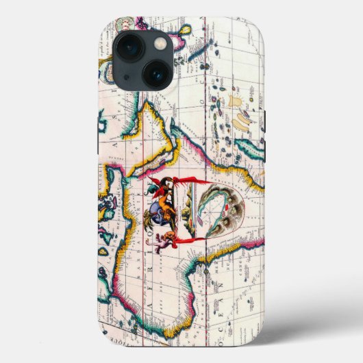 Oude Antiek kaart van Afrika uit 1687 Case-Mate iPhone Case (Achterkant)