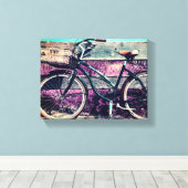 Oude  Antiek keukenwagen Canvas Afdruk (Insitu (Houten vloer))