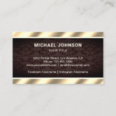 Oude  Antiek schrijfmachine voor schrijfmachines Visitekaartje (Achterkant)