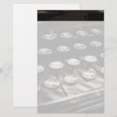 Oude Antiek typemachine — Black White Briefpapier (Voorkant / Achterkant)