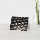 Oude Antiek typemachine — Black White Kaart (Voorkant)