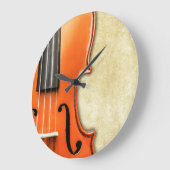 Oude  Antiek Violin Clock Grote Klok (Hoek)