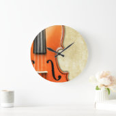 Oude  Antiek Violin Clock Grote Klok (Huis)