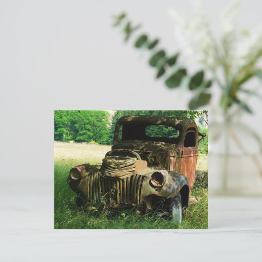 Oude Antiek  Vrachtwagen Kaart (Staand voorkant)