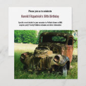 Oude Antiek  Vrachtwagen Kaart (Voorkant / Achterkant)