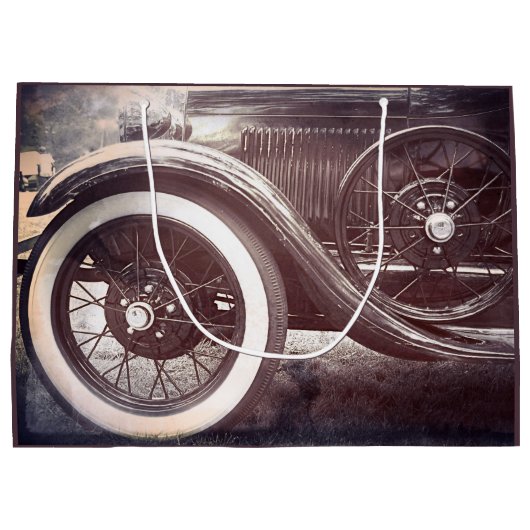 Oude Antiek wagen Timer Groot Cadeauzakje (Achterkant)