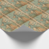  Oude Antiek Wereldkaart Cadeaupapier (Hoek)