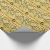 Oude Antiek Wereldkaart Cadeaupapier (Hoek)