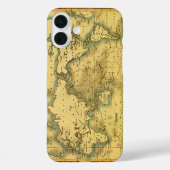Oude Antiek Wereldkaart Case-Mate iPhone Case (Achterkant)