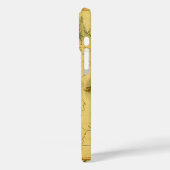 Oude Antiek Wereldkaart Case-Mate iPhone Case (Achterkant / Links)