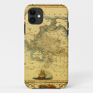 Oude Antiek Wereldkaart Case-Mate iPhone Case