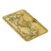 Oude Antiek Wereldkaart Magneet (Rechterzijde)