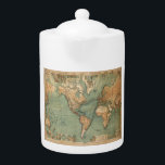 Oude Antiek Wereldkaart Theepot<br><div class="desc">Extreem minimalistisch design. Ik zou aanraden aan familie en vrienden. Erg blij.</div>