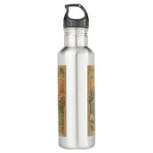 Oude Antiek Wereldkaart Waterfles (Achterkant)