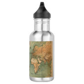 Oude Antiek Wereldkaart Waterfles (Rechts)