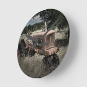 Oude antieke Allis Chalmers klok (Hoek)