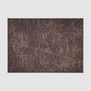 Oude Antieke Textuur Donkerbruine Krassen Tissuepapier