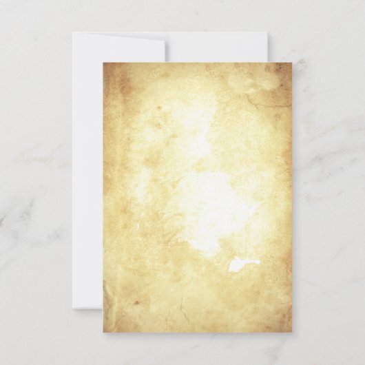 Oude antieke trouw RSVP-kaarten RSVP Kaartje (Achterkant)