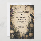 Oude Apotheek Halloween-feest Kaart (Voorkant)