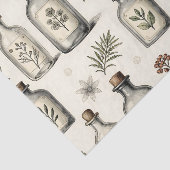 Oude Apotheek Kruidenflessen Patroon Tissuepapier (Detail)