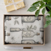 Oude Apotheek Kruidenflessen Patroon Tissuepapier (Geschenk)